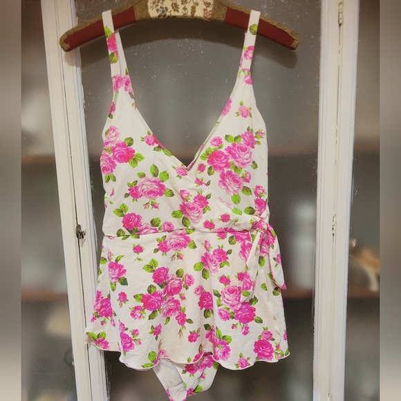 Betsey Johnson Other - Betsy Johnson Floral Wrap Swimsuit Love Always Betsy Print